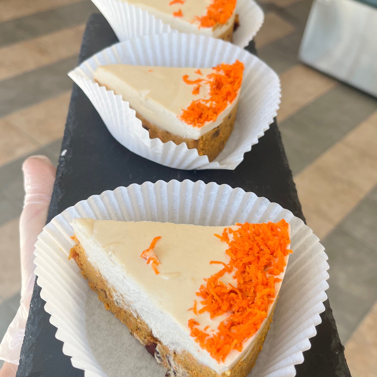 carrot cake slice