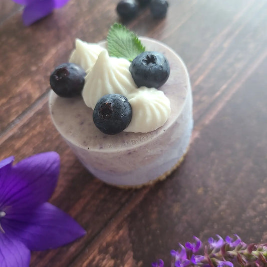 Blueberry-Lavender mini cake
