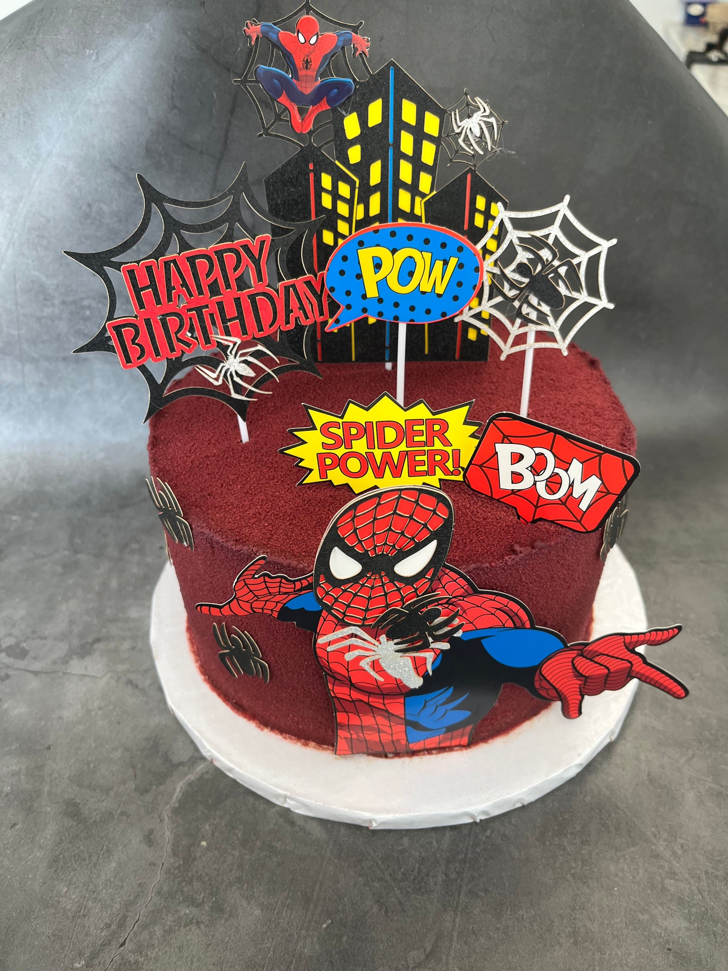Spider-Man Chocolate nut free cake