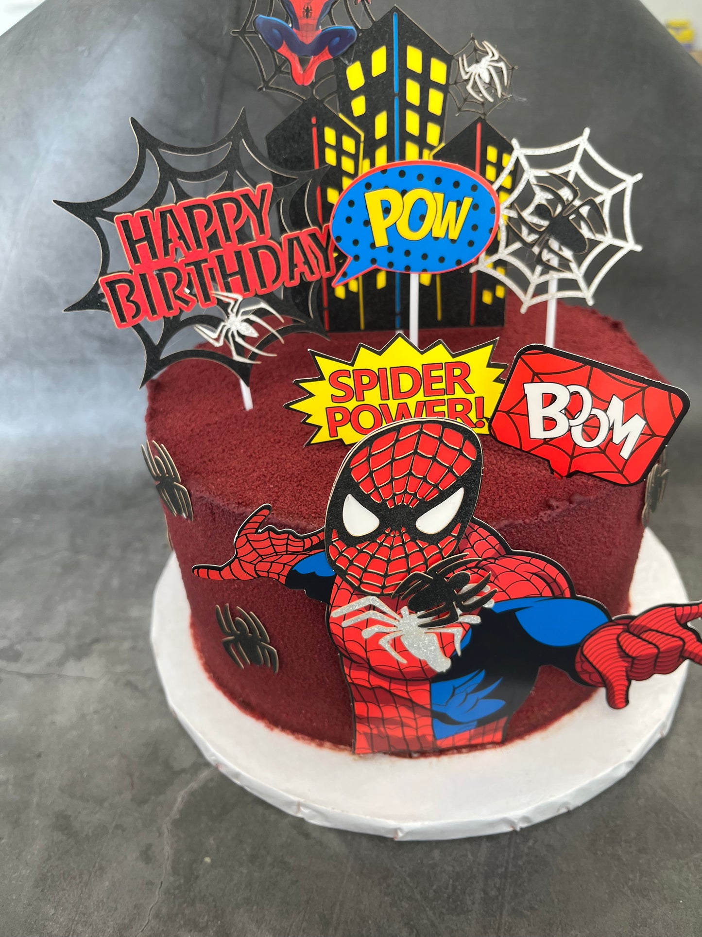 Spider-Man Chocolate nut free cake